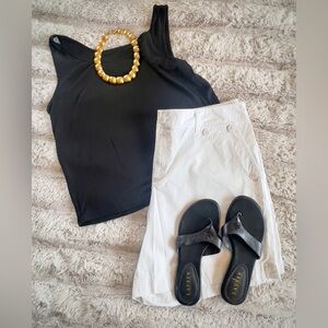Silk Tank Top Black Women